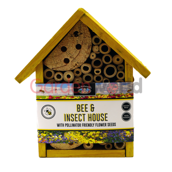 Bee Insect Hotel Yellow