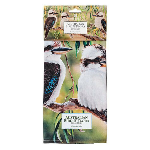 ashdene-australian-bird-flora-kookaburra-wattle-kitchen-towel-folded