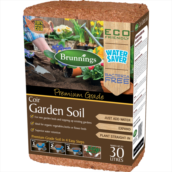 Coir Garden Soil Block 30L