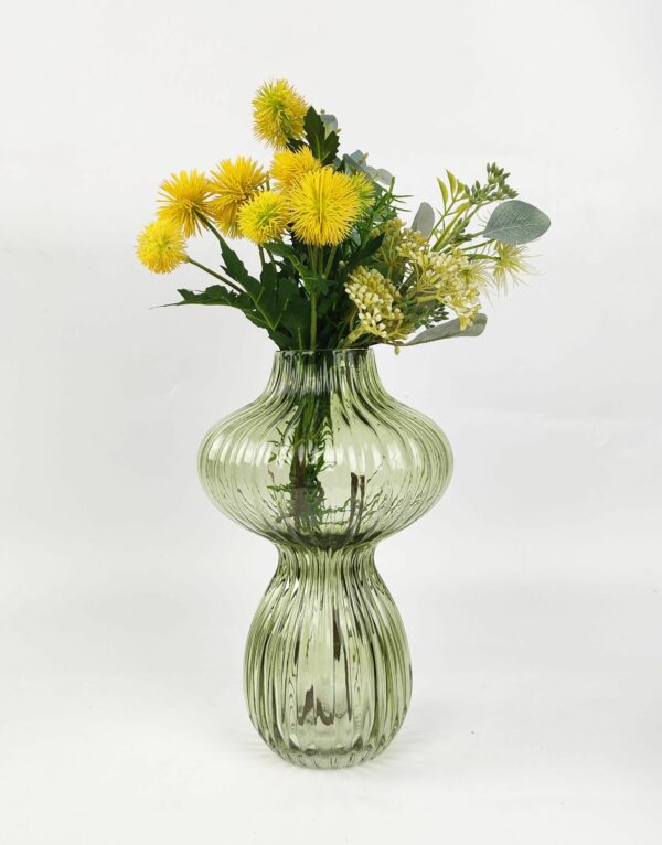 Orb Glass Vase Sage